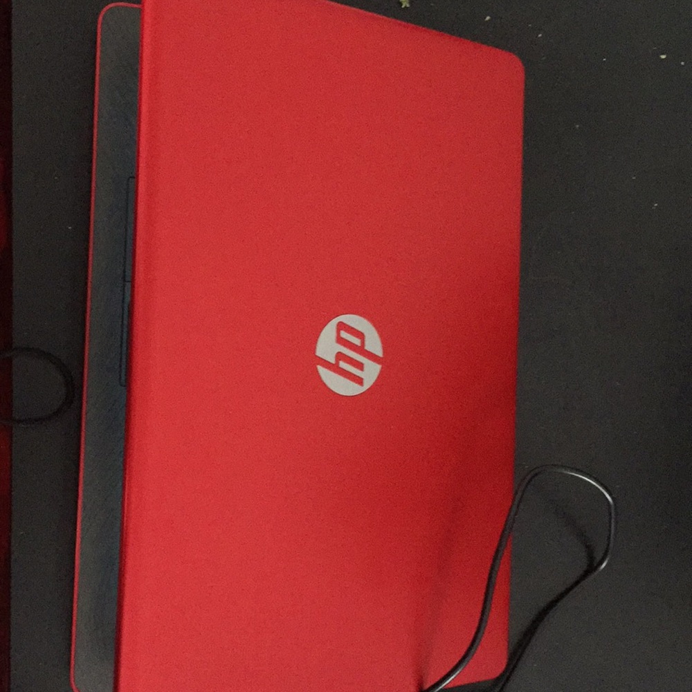 HP Red Laptop